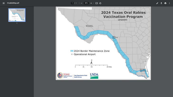 Rabies vaccine