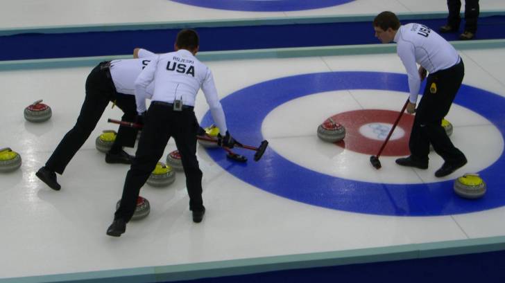 Olympic curling