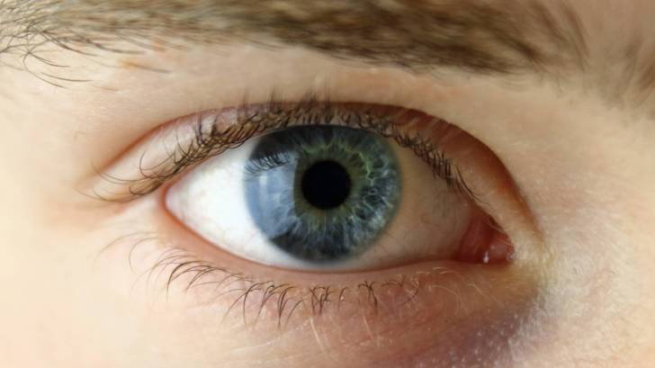 blue eye ball