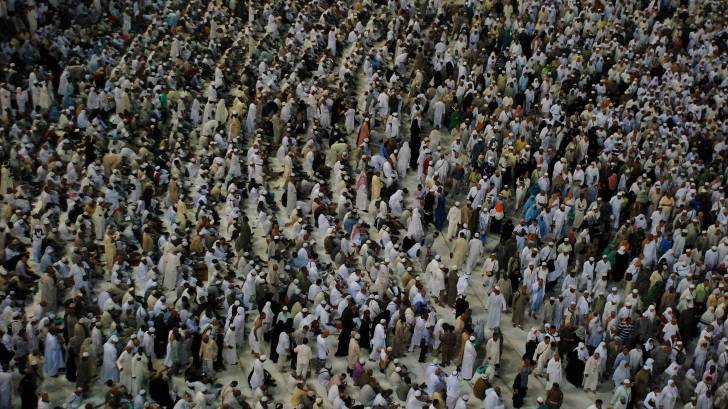 hajj crowds