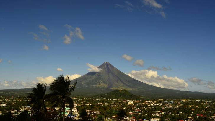 Mayon volcao in the philippines