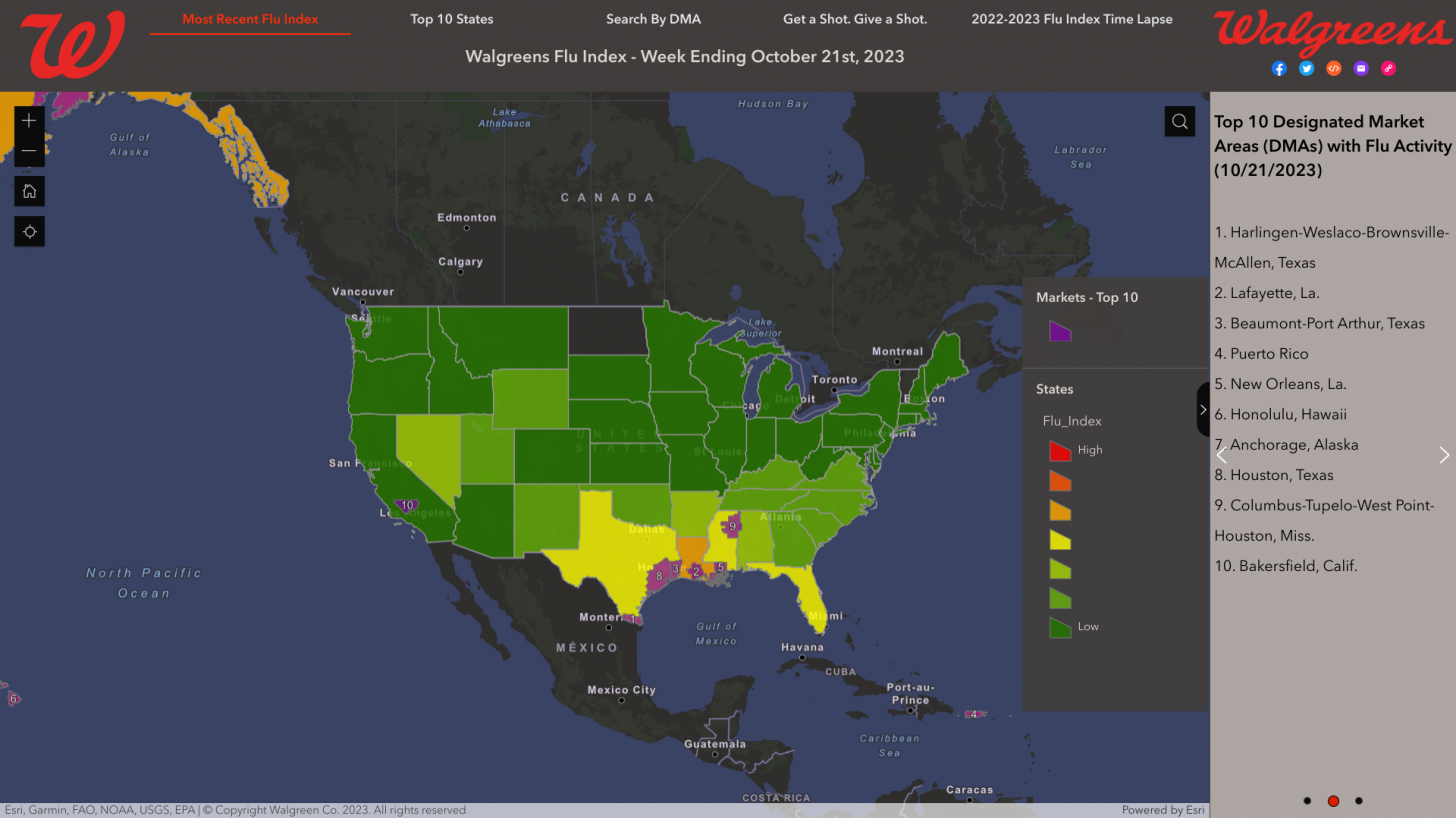 Flu season October 2023