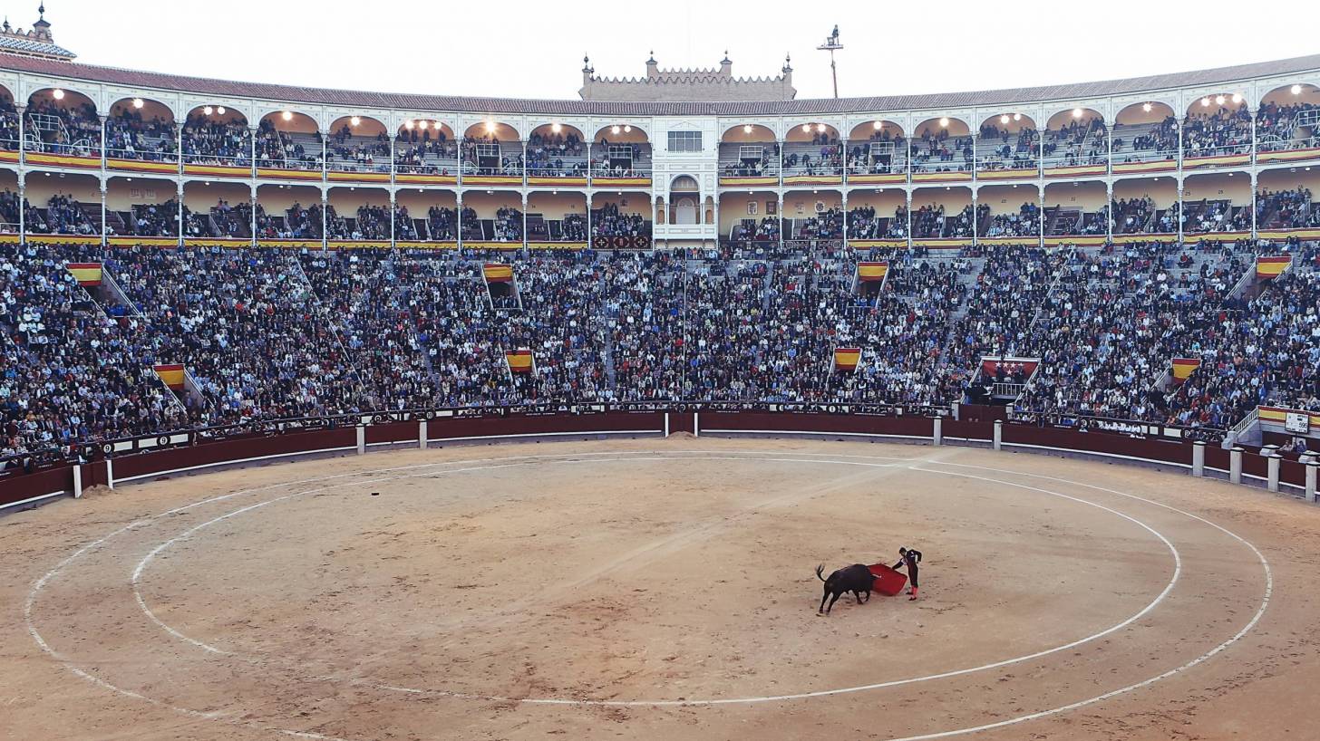 bull fight ring in  MAdrid