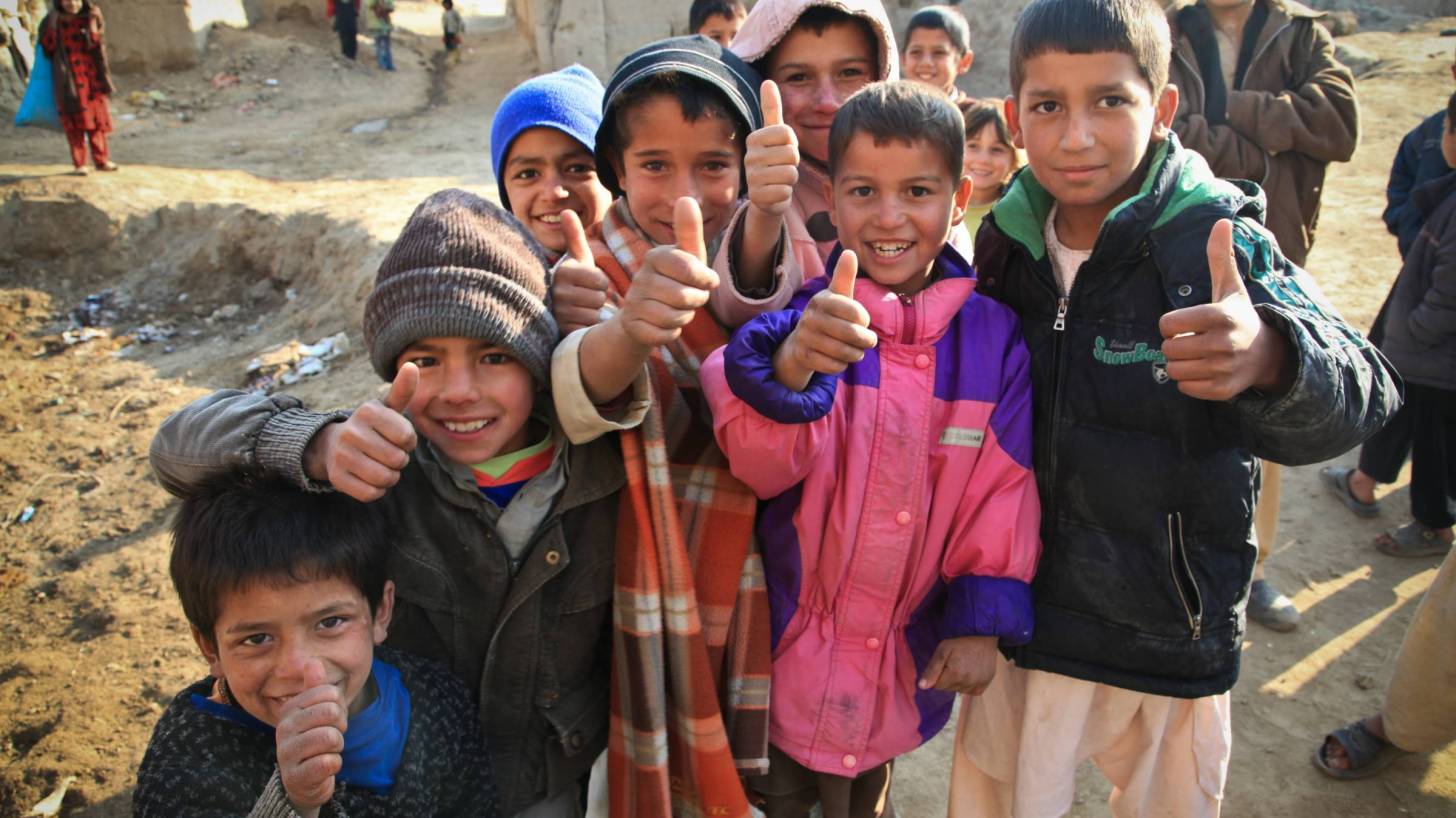 young afghanistan children