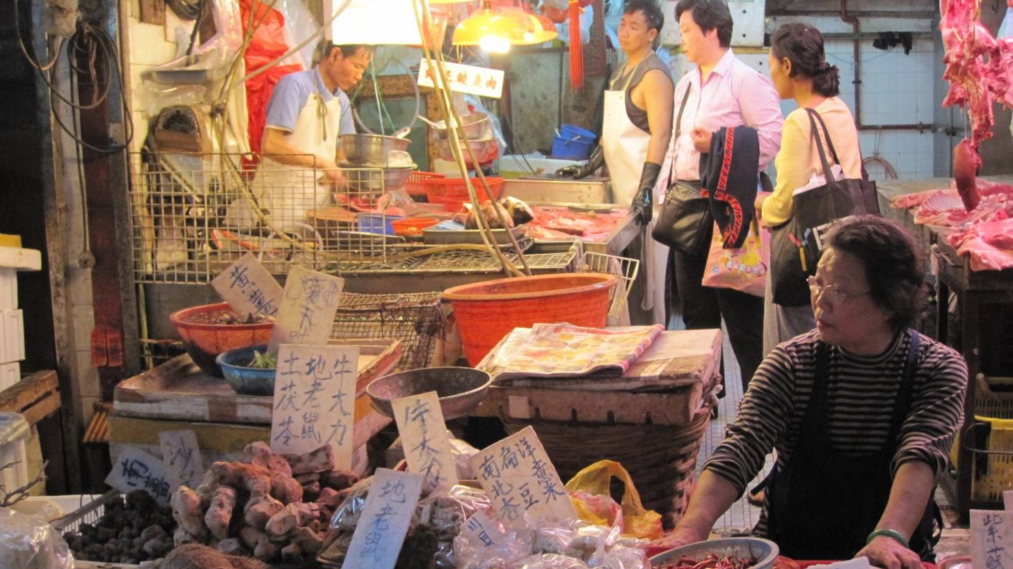 Food market in China