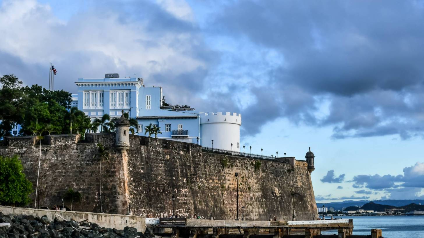 puerto rico fort on the water