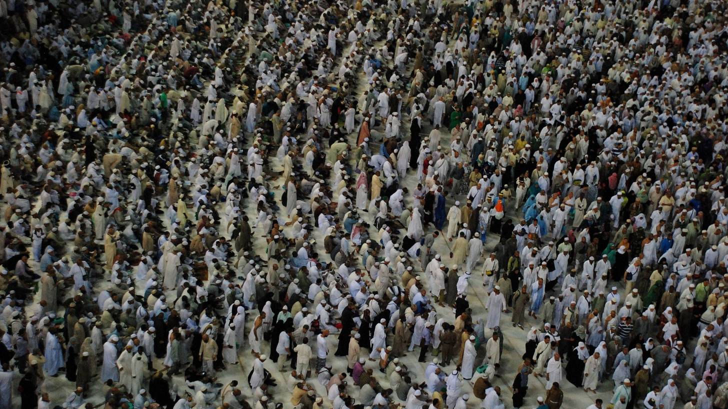 hajj crowds