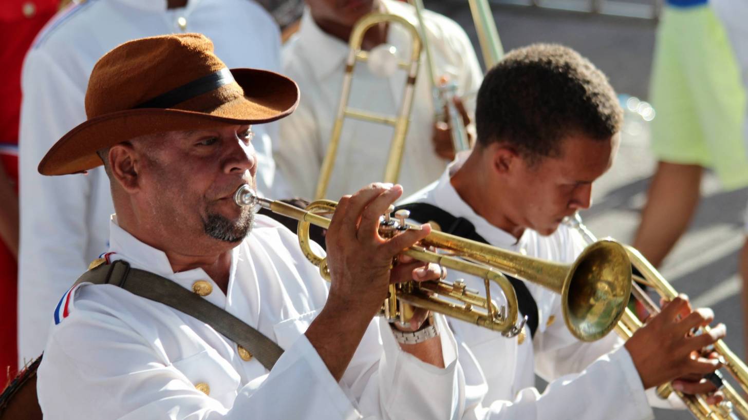 Men playing music