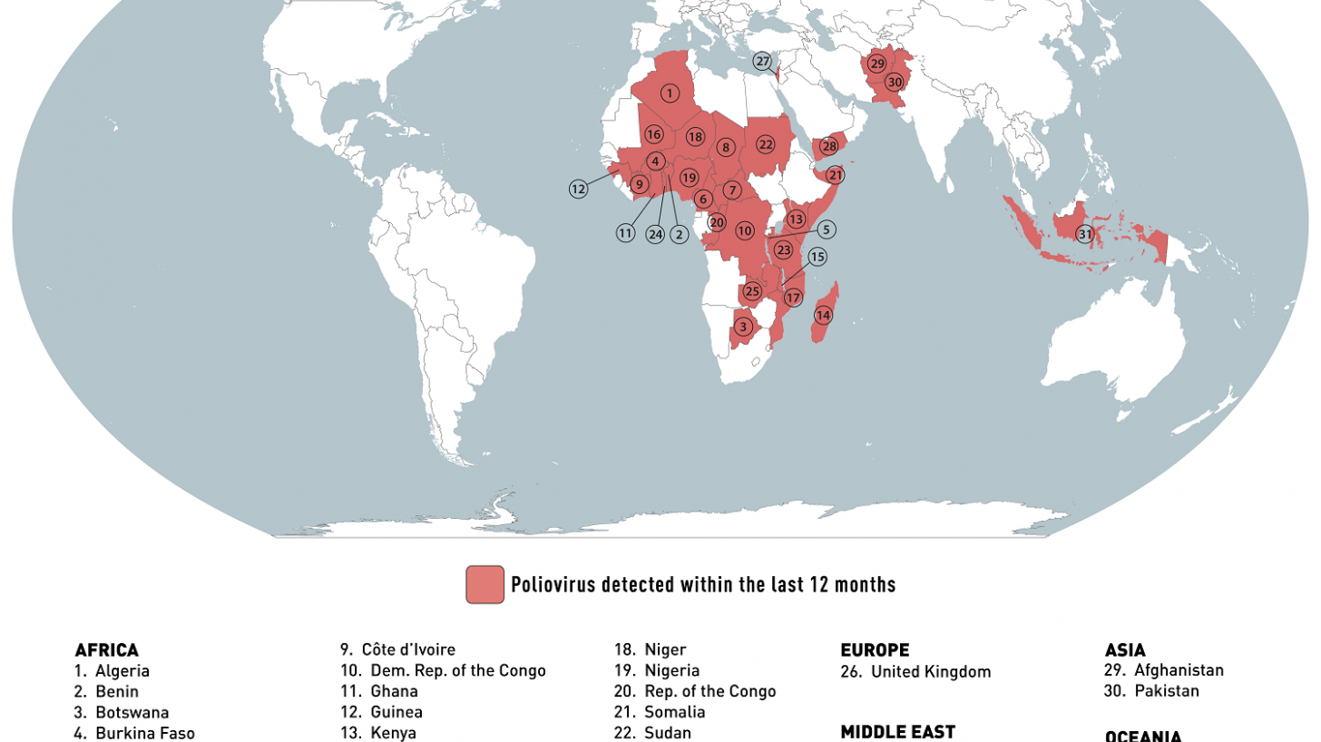 Polio outbreaks 2023