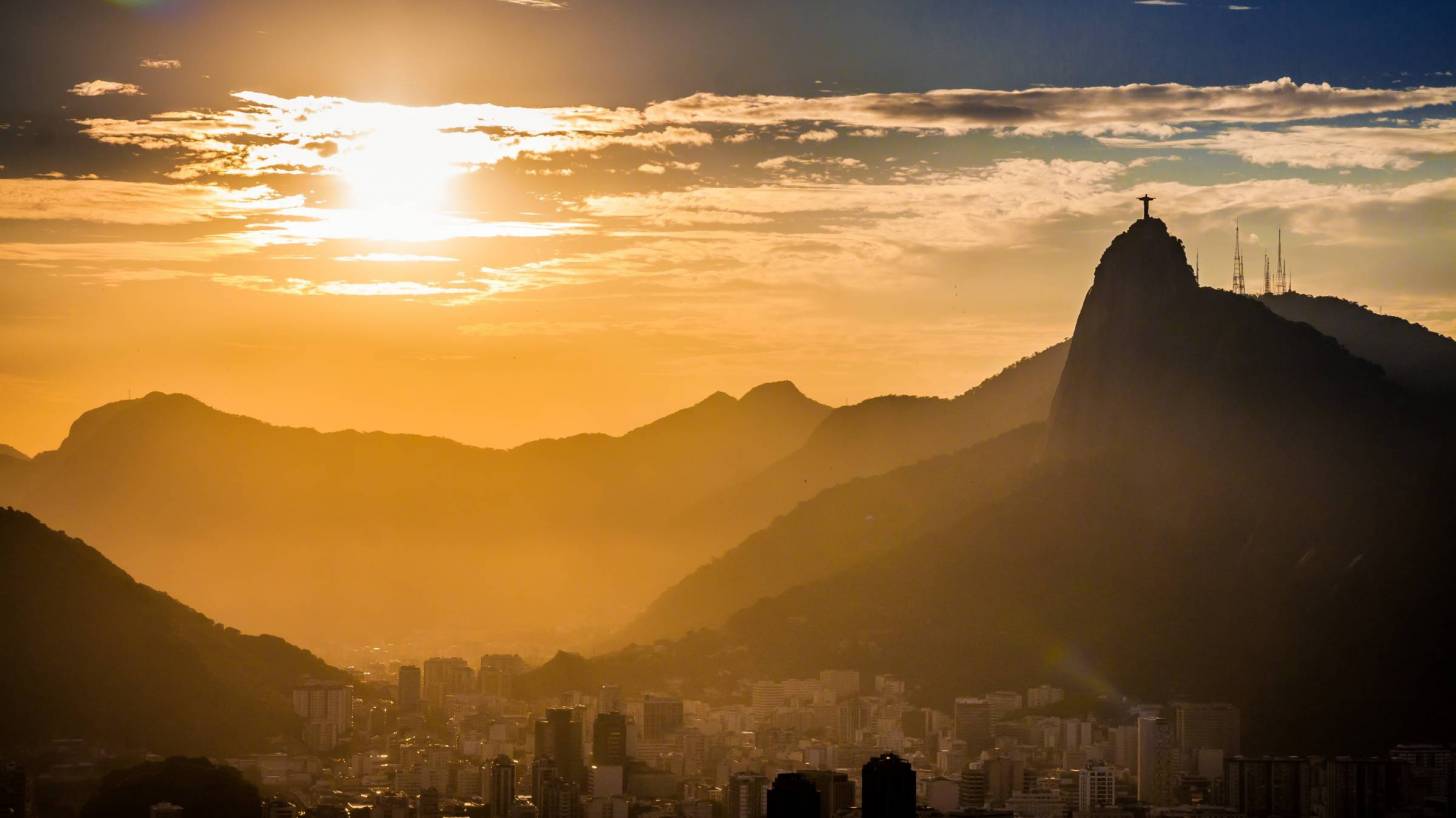  São Paulo brazil at sun set