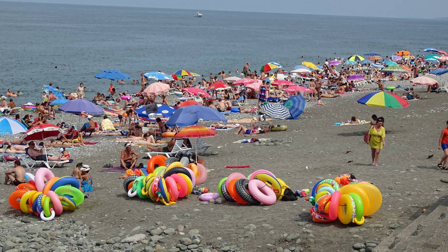 beach scene