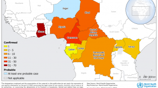 yellow fever map of africa