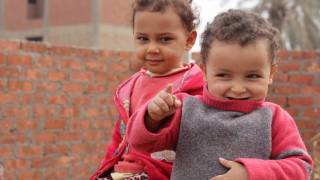 Children waiting for vaccines