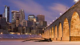 minneapolis city at night