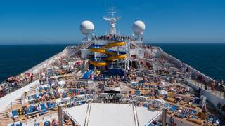 crowded cruise ship