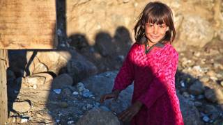 cute little girl in Afghanistan