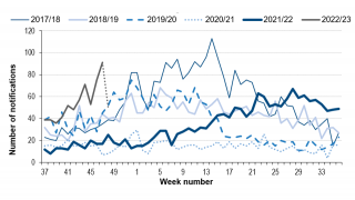 UK scarlet fever cases