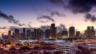 miami at sunset