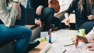 women in a meeting