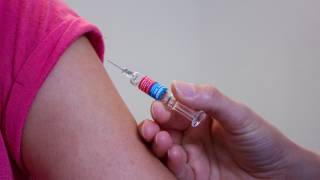 vaccination in the arm